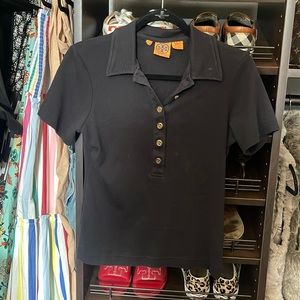 Tory Burch black polo